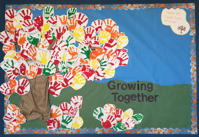 Growing Together Bulletin Board Picture
