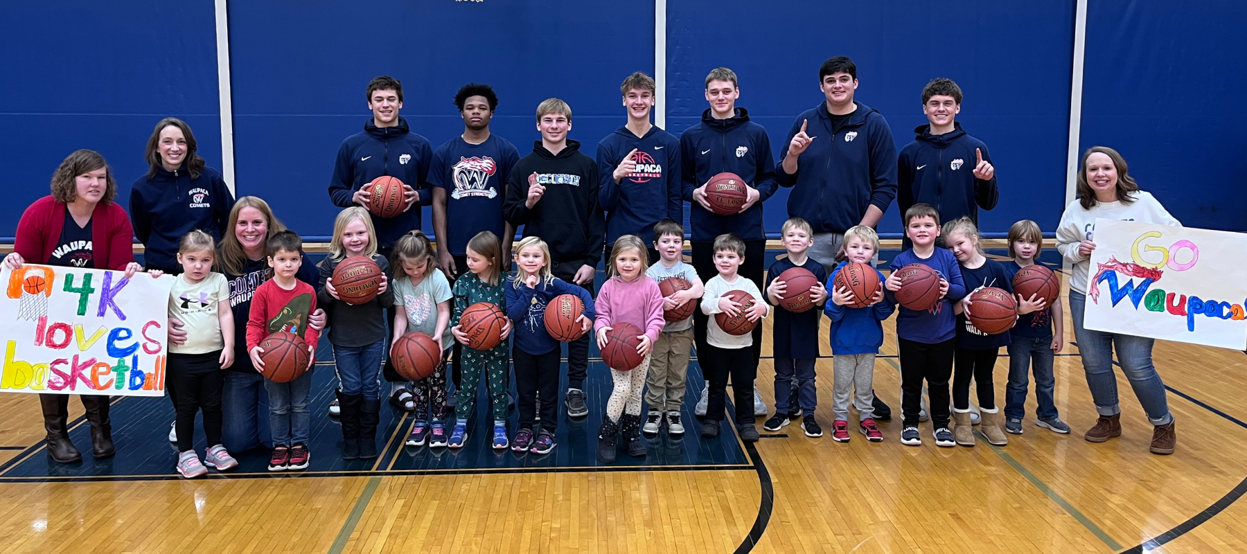 WLC attending WHS Basketball Game