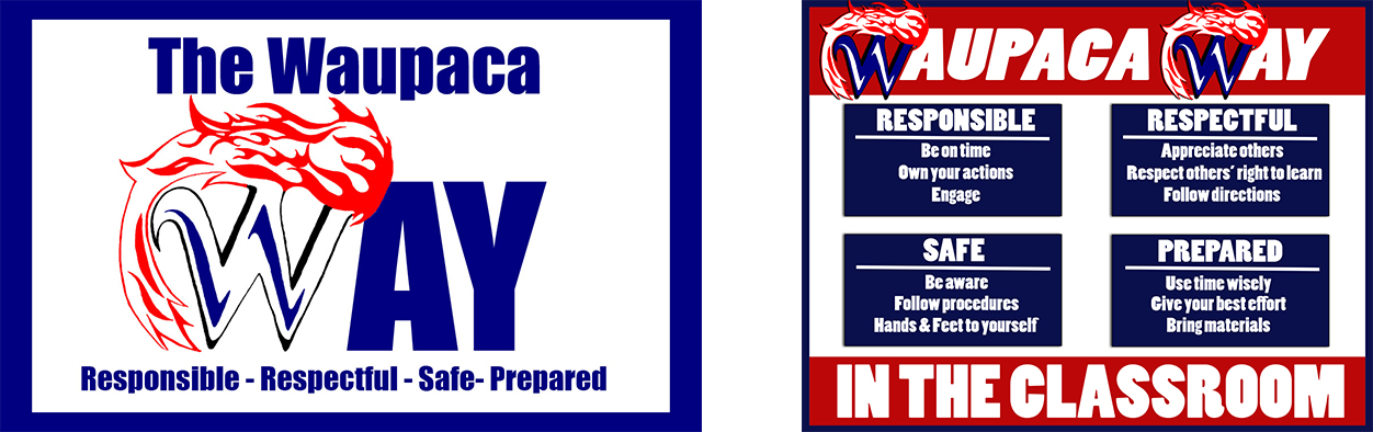 Waupaca Way: Responsible, Respectful, Safe, & Prepared